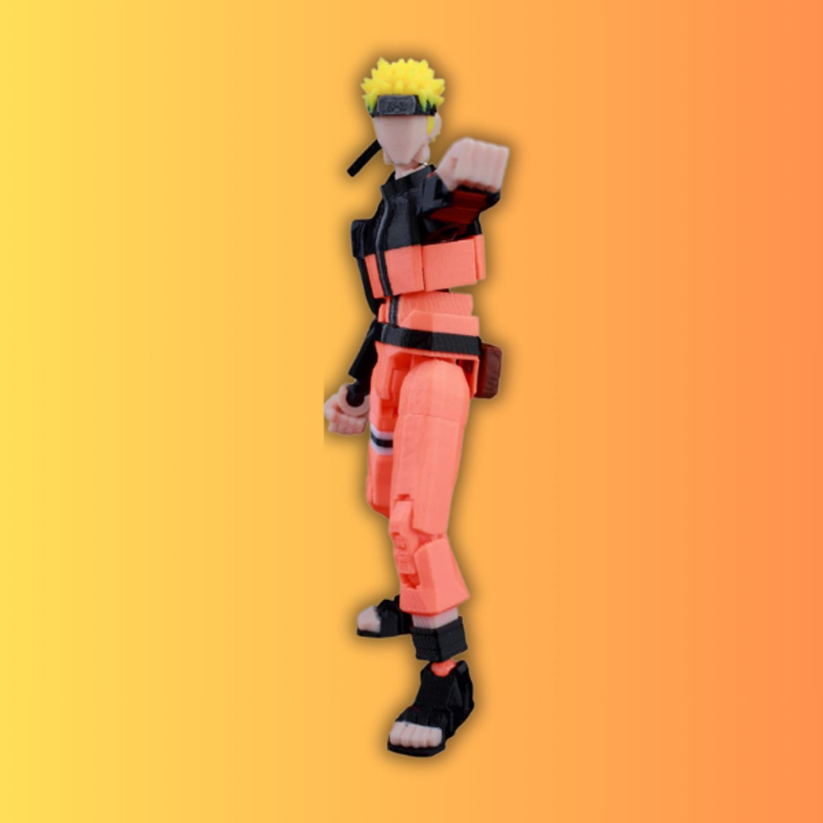 Build-a-Titan™ Leaf Warrior – Poseerbare Actiefiguur met 2 Zwaarden – Volledig Gemonteerd – Anime-Inspiratie – 13 cm