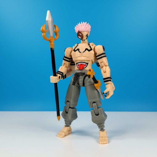 Scarlet Curse Warlord – Poseerbare Action Figure 13cm - Build a Titan