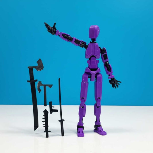 Titan Original - Purple - Poseerbare Action Figure 13cm - Build a Titan